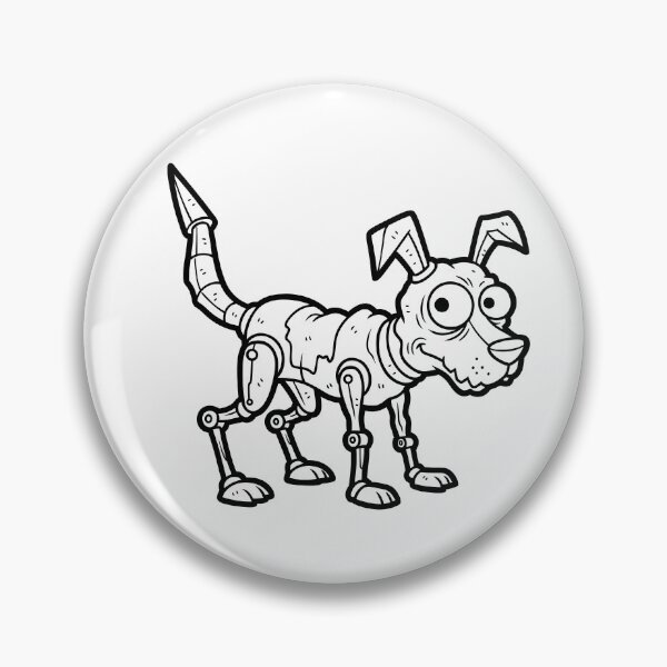 Item preview, Steampunk Robot Dog Illustration designed and sold by ArtPer-design.