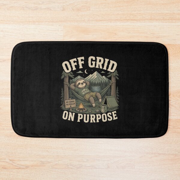 Item preview, Off Grid On Purpose Sloth Camping Hammock  designed and sold by HYPNK.