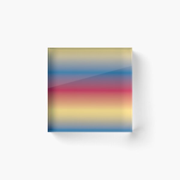 Item preview, Symmetrical Retro Yellow Blue Red Gradient designed and sold by BetweenForms.