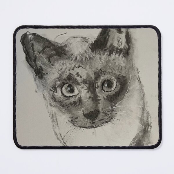 Item preview, fluffy cat designed and sold by joshuaplattsart.