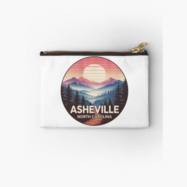 Item preview, Asheville North Carolina: Colorful Mountain Trail Sunset designed and sold by CircinusStore.