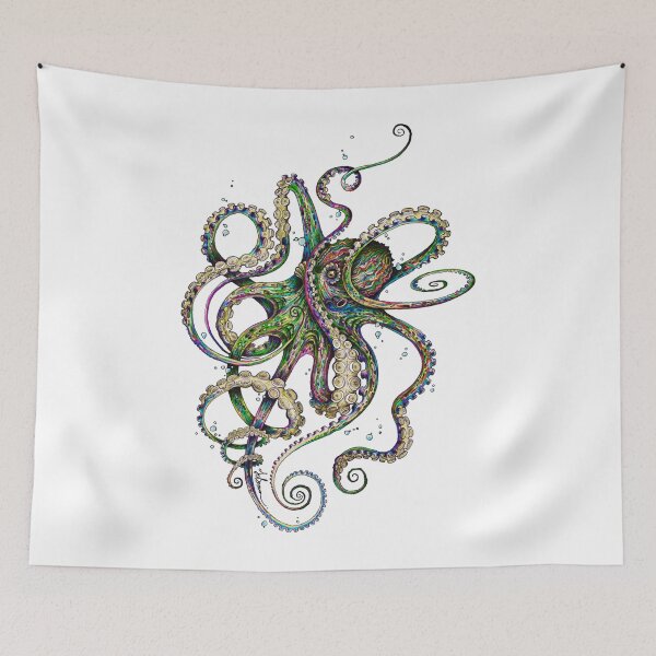 Item preview, Octopsychedelia Psychedelic Octopus designed and sold by Super-Ouhda.