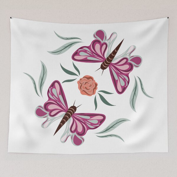 Item preview, Floral Butterflies | Botanical Nature Design designed and sold by Mammoths.