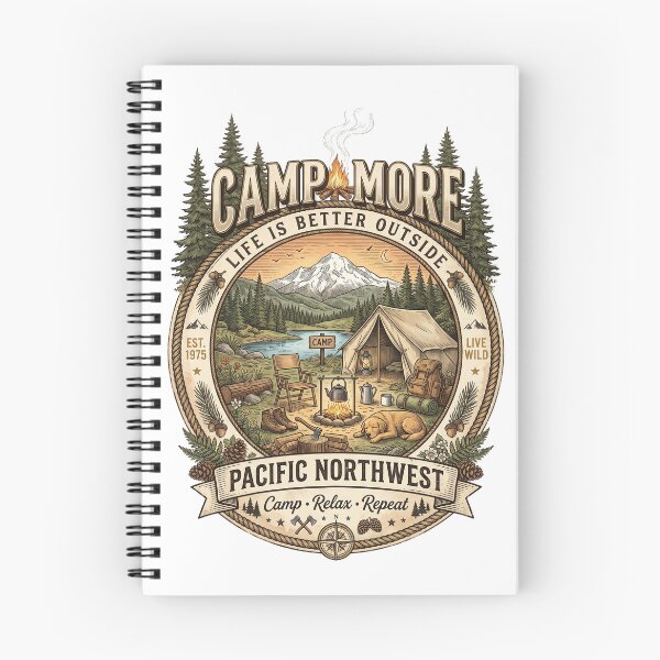 Item preview, Camp More Pacific Northwest Heritage Camping designed and sold by Roy & Tiffany.