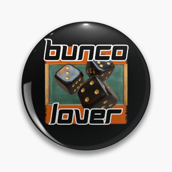 Item preview, Bunco Lover Retro Dice Game Design designed and sold by Lunaria Arts.