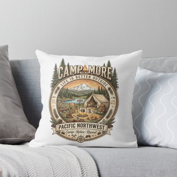 Item preview, Camp More Pacific Northwest Heritage Camping designed and sold by Roy & Tiffany.