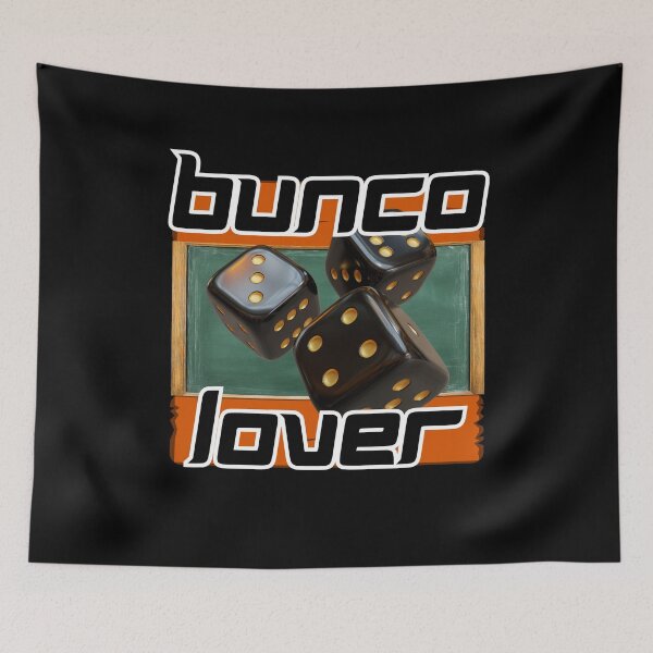 Item preview, Bunco Lover Retro Dice Game Design designed and sold by Lunaria Arts.