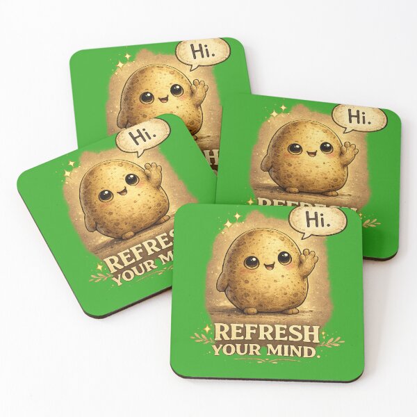 Item preview, Potato Meme | Funny Typography Design designed and sold by VasiArtLab.