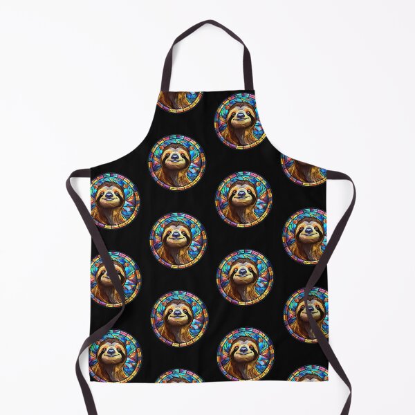 Item preview, Sloth Stained Glass Leadlight Artistic Design Boys Girls designed and sold by rafaeltto.