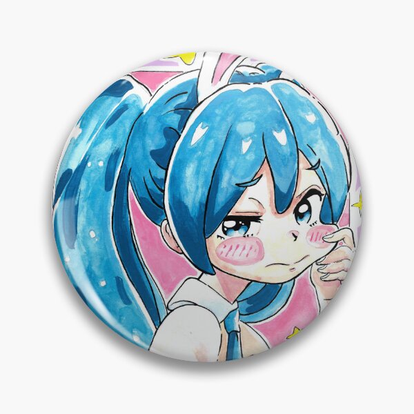 Item preview, BUNNY SUIT HATSUNE MIKU - vocaloid - Anime kawaii - watercolor art by Foxpuar designed and sold by Foxpuar.
