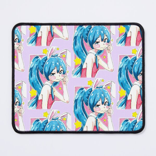 Item preview, BUNNY SUIT HATSUNE MIKU - vocaloid - Anime kawaii - watercolor art by Foxpuar designed and sold by Foxpuar.