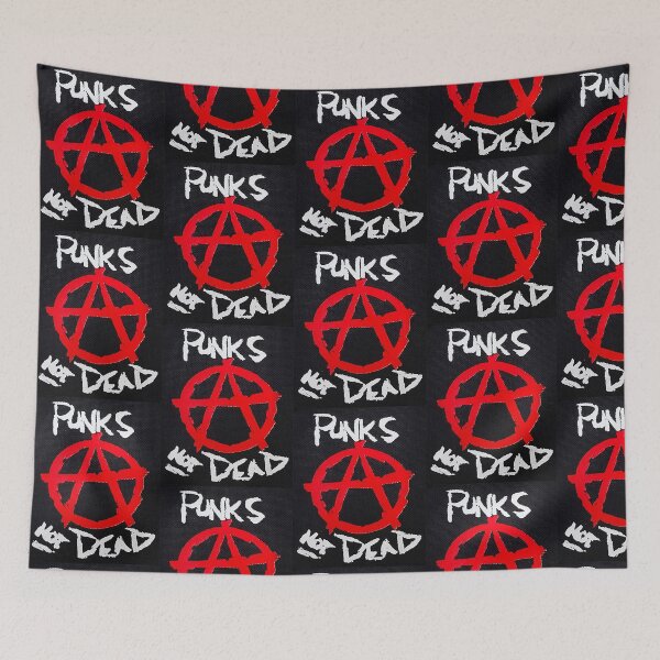 Item preview, Punks Not Dead Anarchy Symbol - Distressed Punk Rock Graphic designed and sold by Tokraz-art.