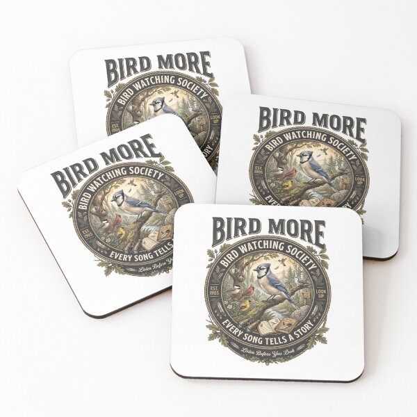 Item preview, Bird More Bird Watching Society Blue Jay designed and sold by Roy & Tiffany.