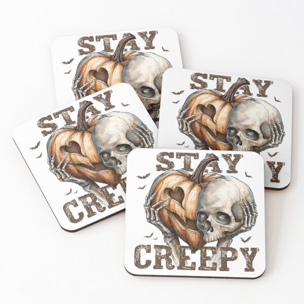 Item preview, Stay Creepy | Halloween Skull Pumpkin Skeleton Shirt designed and sold by Anastasiia Yurevych.
