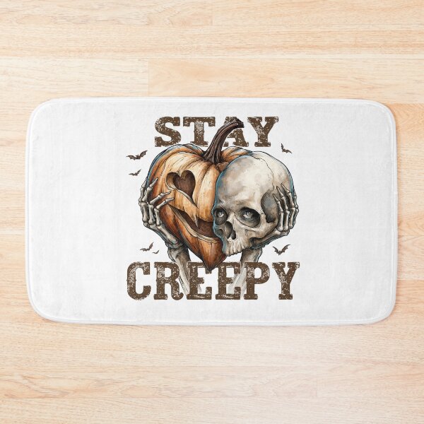 Item preview, Stay Creepy | Halloween Skull Pumpkin Skeleton Shirt designed and sold by Anastasiia Yurevych.