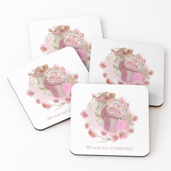 Item preview, Pink beige watercolor women designed and sold by Daksheshvishwa.