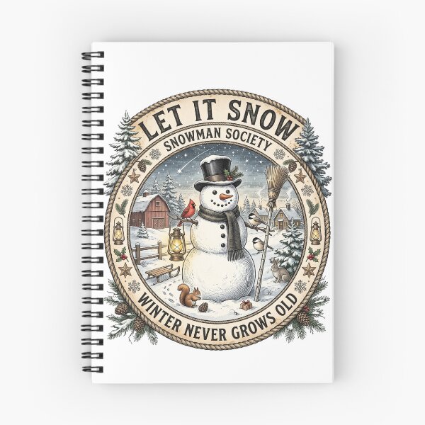 Item preview, Let It Snow Snowman Society Winter Heritage Badge designed and sold by Roy & Tiffany.