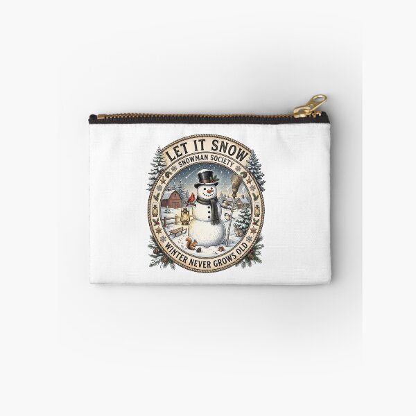 Item preview, Let It Snow Snowman Society Winter Heritage Badge designed and sold by Roy & Tiffany.