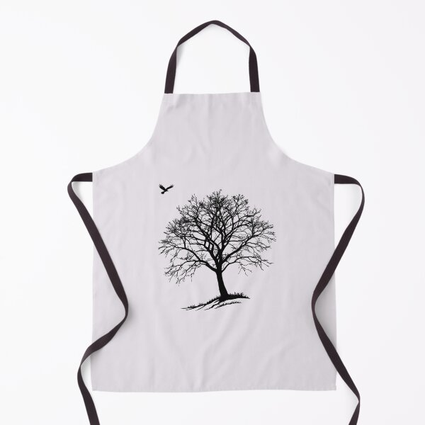 Item preview, Winter Hawk Silhouette - Minimalist Bare Tree Nature Art designed and sold by ArthousePromos.