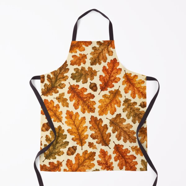 Item preview, Autumn Oak Leaves Pattern | Fall Foliage Seamless Botanical Design | Cozy Nature Aesthetic designed and sold by DreamPixelPrint.
