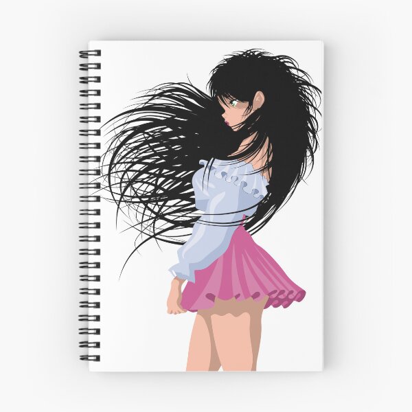 Item preview, Woman Mini Skirt Hair Wind Vector designed and sold by Keltoi-art.