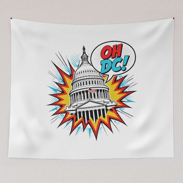 Item preview, Oh DC! Capitol Burst – Pop Art City Energy designed and sold by Fenay Designs.