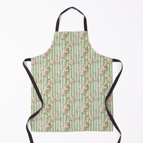 Item preview, Vintage Green Striped Floral designed and sold by LouieVanille.