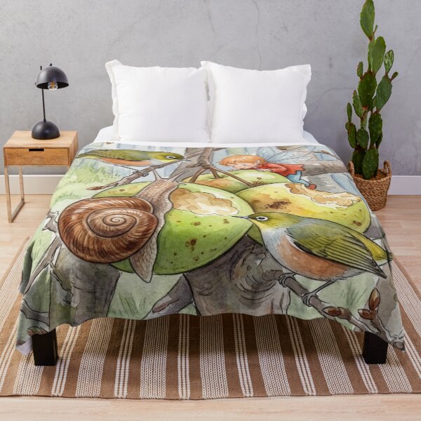 Item preview, Pixi, birds, snail with apples designed and sold by Faerieglen.