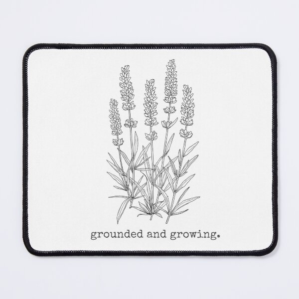 Item preview, Grounded and Growing Lavender Line Art designed and sold by TreasurNTemplat.