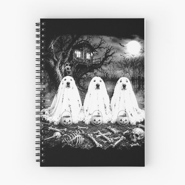 Item preview, Ghost Dogs Haunted Treehouse Halloween designed and sold by Inkversed.