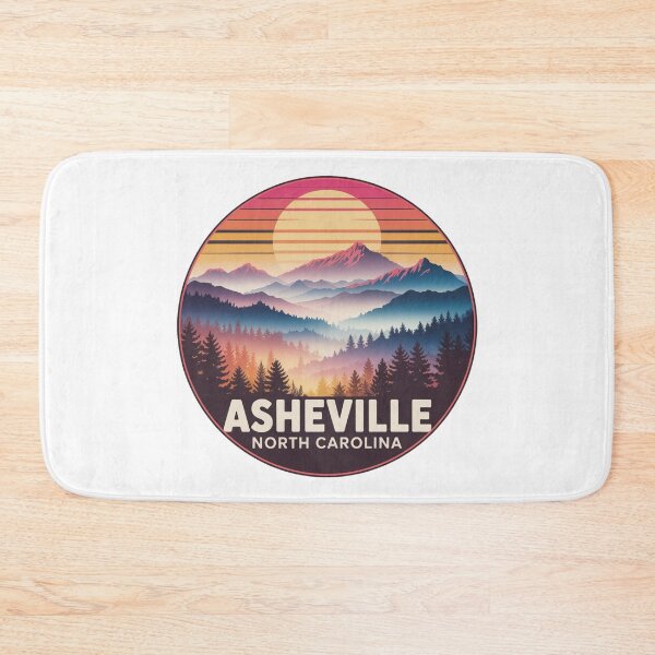 Item preview, Asheville North Carolina: Misty Mountain Sunset designed and sold by CircinusStore.