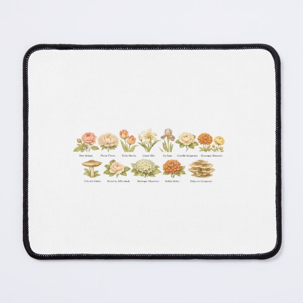 Item preview, Garden Blossoms Vintage Botanical Plate designed and sold by Trionda_Shop.