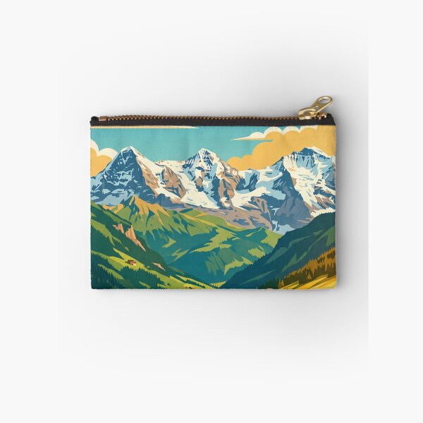 Item preview, Interlaken Switzerland Vintage Travel Poster designed and sold by Bomax121.