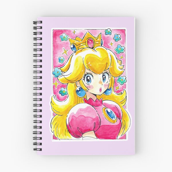 Item preview, PRINCESS PEACH PORTRAIT - Anime kawaii - watercolor art by Foxpuar designed and sold by Foxpuar.