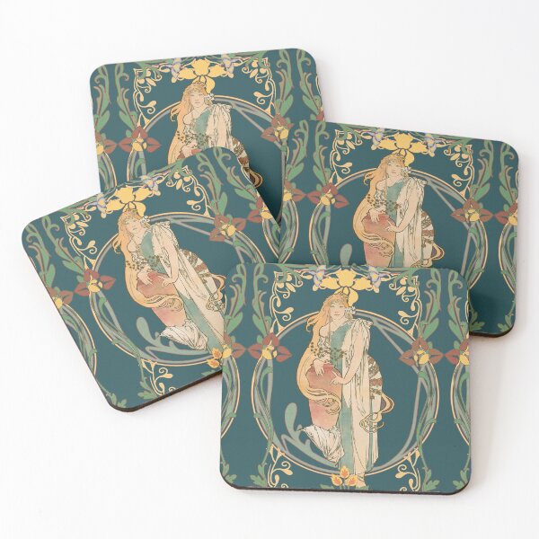 Item preview, Amante de los libros de fantasía Art Nouveau BookTok designed and sold by Pumpkinyy.