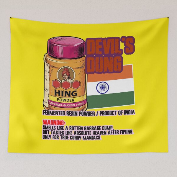 Item preview, Devil's Dung Hing Spice Vintage Illustration designed and sold by LOVEARTDESIGN.