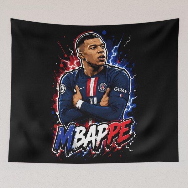 Item preview, Kylian Mbappe France Soccer Football World Cup Player PSG Design designed and sold by DUMEJE.