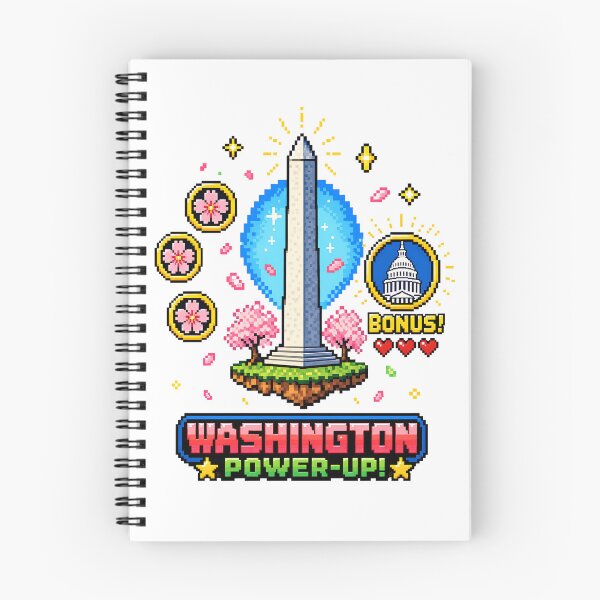 Item preview, Washington Power-Up – Pixel Monument Bonus Level designed and sold by Fenay Designs.
