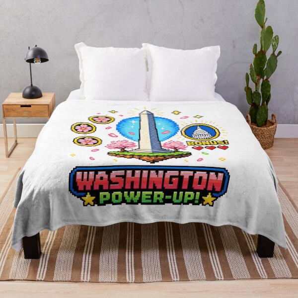Item preview, Washington Power-Up – Pixel Monument Bonus Level designed and sold by Fenay Designs.