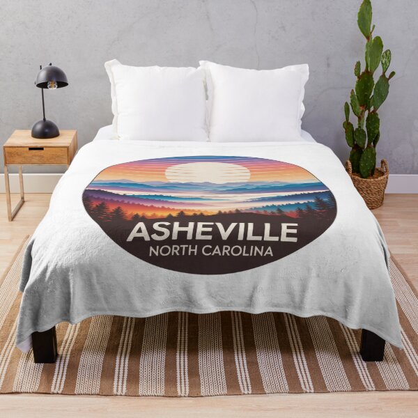 Item preview, Asheville North Carolina: Colorful Mountain Sunset designed and sold by CircinusStore.