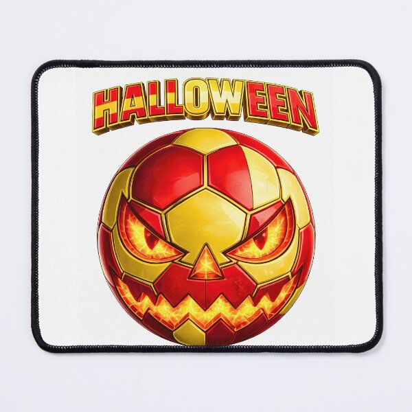 Item preview, Spain Halloween Soccer Ball | Spanish Flag Jack O' Lantern Pumpkin designed and sold by ArtSpark Studio.