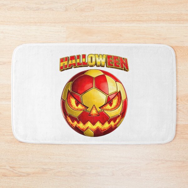 Item preview, Spain Halloween Soccer Ball | Spanish Flag Jack O' Lantern Pumpkin designed and sold by ArtSpark Studio.