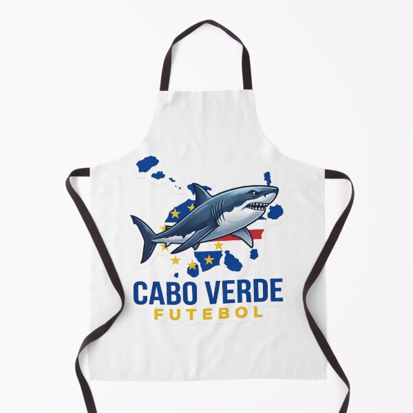 Item preview, Cabo Verde Futebol Shark Sticker | Cape Verde Flag Soccer Fan | Great White Shark Football Design | Cabo Verde Pride Gift designed and sold by Bhaskar Digital Art.