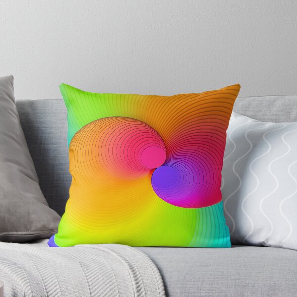 Item preview, Rainbow Spiral Colorful 3D Discs designed and sold by Keltoi-art.