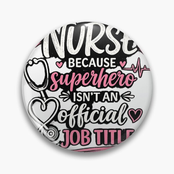 Item preview, Nurse Because Superhero Isn't an Official Job Title designed and sold by khelafbennacer.