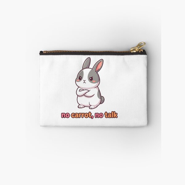 Item preview, No Carrot No Talk Cute Bunny PNG | Funny Rabbit Cartoon Digital  designed and sold by morning sun.
