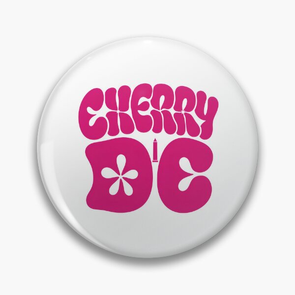 Item preview, Cherry DC – Groovy Pink Blossom Typography designed and sold by Fenay Designs.