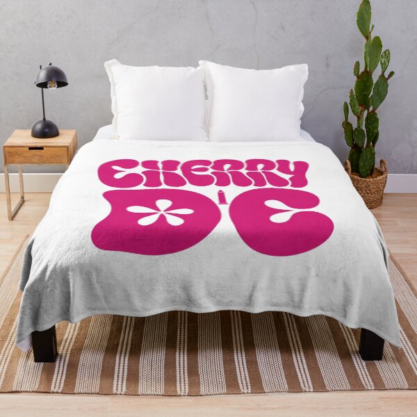 Item preview, Cherry DC – Groovy Pink Blossom Typography designed and sold by Fenay Designs.