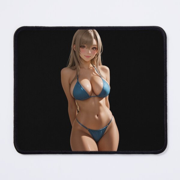 Item preview, Popupar Animw Waifu Bikini Girl Fan Art stickers and prints designed and sold by Kyoot Prints.