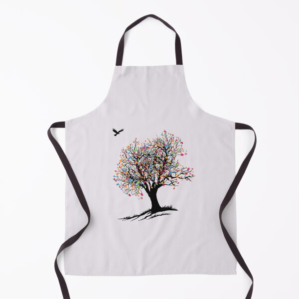 Item preview, The Heart Tree - Whimsical Hawk & Colorful Nature Art designed and sold by ArthousePromos.